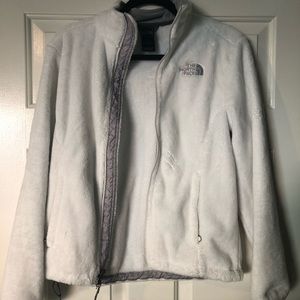 North face fleece zip up